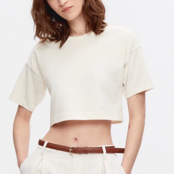 Kotn woman’s heavy weight cropped T - Picture 5 of 10